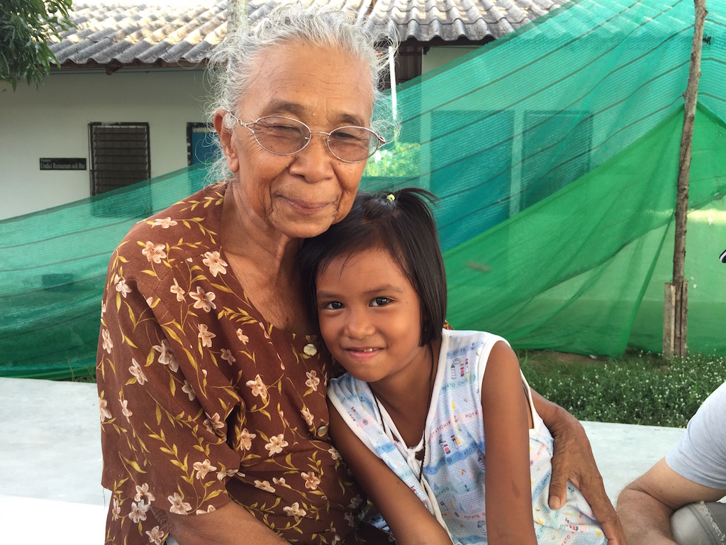 Grandmother and Grandchild at Barnhem
